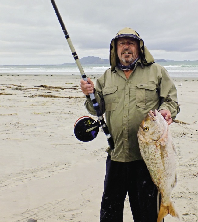 baiting up pilchards Bruce Basher